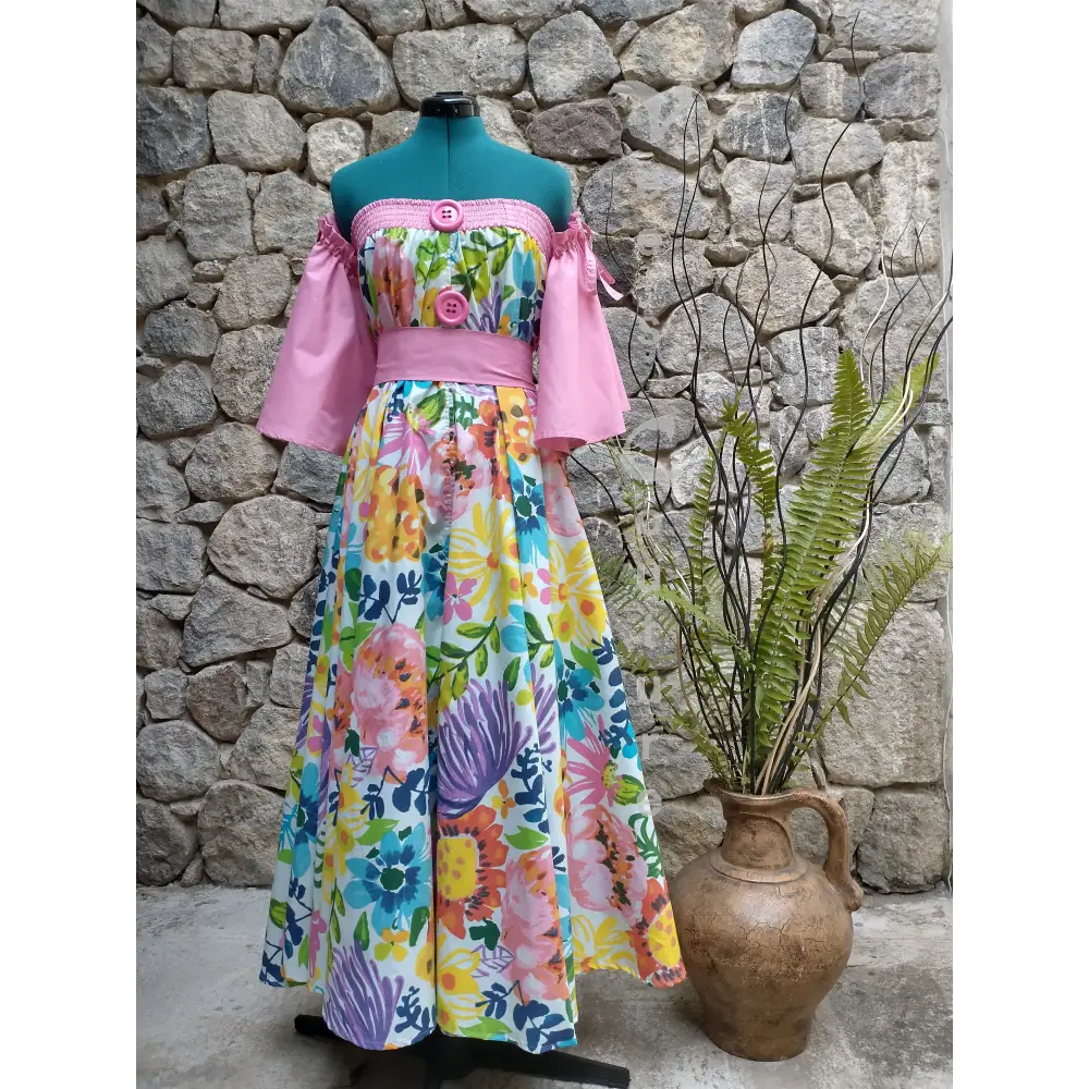 Floral Symphony Dress